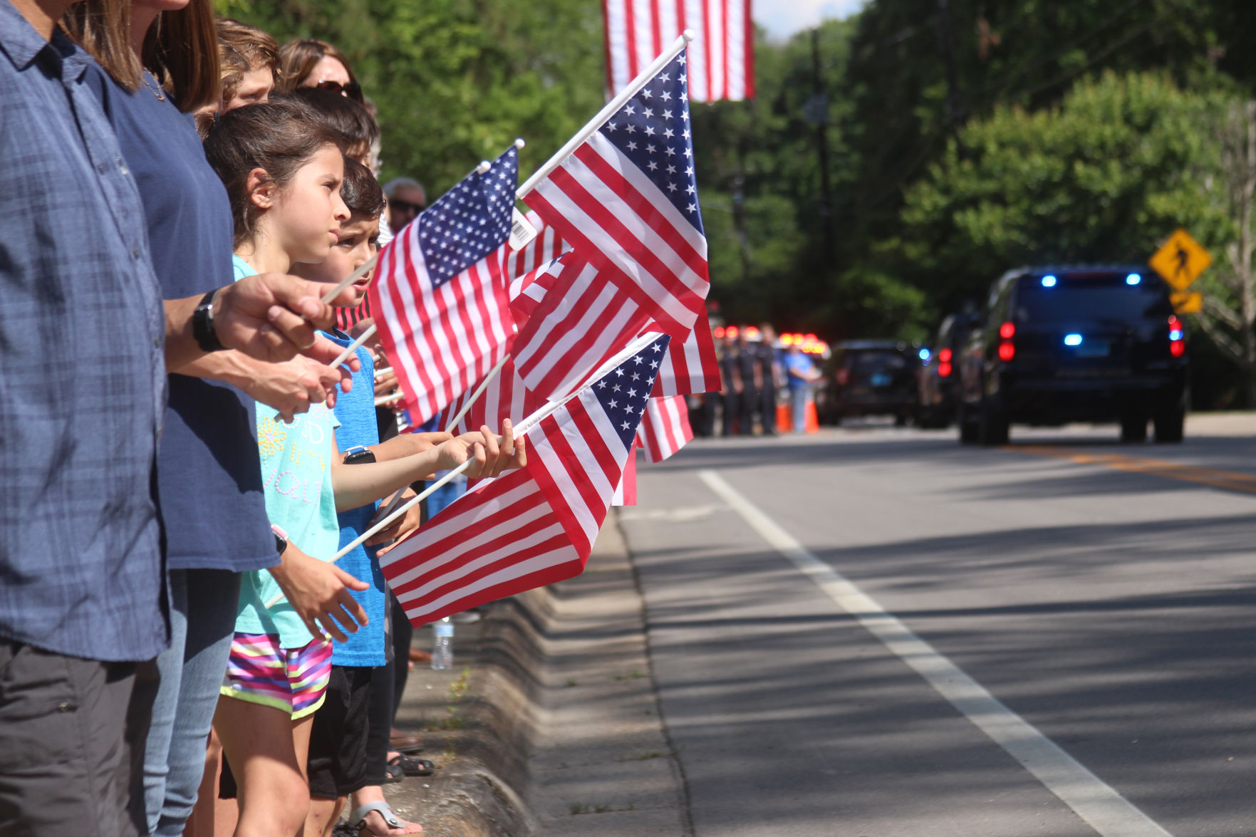 Funeral service for officer William Buechner